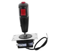 JOINPAYA Manche à Balai Joystick De Vol Micro-mouvement Pour Simulateur De Vol Adultes Ergonomique Contrôleur De Jeu Pc Précis Vibrations Micro-circuit Noir