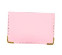 JOINPAYA Manchon de Protection pour Carte Bancaire en PU Rose Design Multi-grilles, Paquet Pratique et Solide Utilisation Quotidienne Travail
