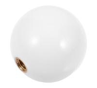 JOINPAYA Manette De Jeu à Boule 35mm en Plastique Blanc, Tête De Stick Arcade, Remplacement Joystick pour Simulateur De Jeu, Kit D'arcade Compatible, Accessoires De Machines De Jeux