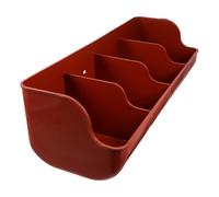 JOINPAYA Mangeoire à Porcs 4 Compartiments Multiples en Plastique Robuste pour Alimentation Pratique des Porcelets et Chèvres en Élevage Agricole