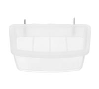 JOINPAYA Mangeoire Anti-éclaboussures pour Distributeur d'eau Transparent en Abs Oiseaux Adapté pour Poulets et Perroquets, Usage Intérieur et Extérieur en Cage