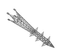 JOINPAYA Maquette de Décor Ferroviaire 1:150, Modèle de Tour Électrique de Simulation en Pla, Assemblage Facile et Portable pour Projet D'urbanisme DIY