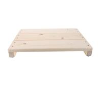 JOINPAYA Marchepied en Bois Naturel pour Chiots avec Planches Antidérapantes, Facile à Nettoyer, Plateforme de Dressage pour Sessions D'entraînement en Intérieur et Extérieur