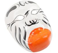 JOINPAYA Masque Chinois en Plâtre Peint à Main, Célébration Halloween | Léger et Portable, pour Cosplay, Fête et Décoration Murale, Style Théâtre Chinois Rétro, Surface Lisse