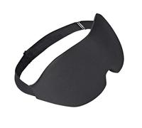 JOINPAYA Masque de Sommeil 3d Noir Réglable en Mousse Mémoire Respirante et Douce, Cache-œil Léger Couture pour Voyage et Train
