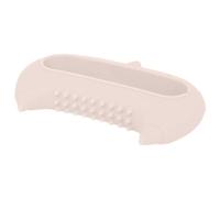 JOINPAYA Masseur de Cuir Chevelu en Silicone Beige, Masseur de Tête à Points D'acupression, Design Ergonomique à Main, Outil de Massage Relaxant Cuir Chevelu Visage