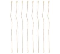 JOINPAYA Mèches Conception Compacte pour Lampes à Huile 8 Pièces en Corde de Chanvre Facile à Transporter et pour Lampe à Pétrole et Lanterne