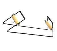 JOINPAYA Métier à Tisser les Perles en Métal Inoxydable Noir Outil DIY pour Fabrication de Bracelets et Bijoux Cadre Simple pour Perler Accessoire Léger et Portable pour Création