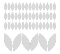 JOINPAYA Mini Miroirs Autocollants de Pétales 29 X 11 CM 150 Pièces Carreaux Décoratifs pour Loisirs Créatifs Mosaïque Artisanale Autocollant Miroir pour Décoration Intérieure