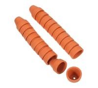 JOINPAYA Mini Pots de Fleurs Design Élégant et Résistant Marron Lot de 20 en Céramique pour Succulentes et Plantes Succulentes, pour Jardins et Parcs