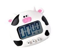 JOINPAYA Minuteur de Cuisson Électronique à Grand Écran Forme Vache sans Piles pour Pâtisserie et Exercices Scolaires