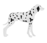 JOINPAYA Modèle de Chien de Simulation Dalmatien en Plastique Léger Figurine Réaliste de Chiot Décorative 1 Pièce Ornement pour Bureau et Jardin Miniature Présent pour Garçon et Filles