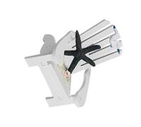 JOINPAYA Modèle de Mini Chaise de Plage Blanche en Plastique Chaise Miniature Légère et Compacte pour Micro-Paysage Accessoire Décoratif pour Maison de Poupée Décoration Bord de Mer