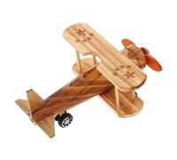 JOINPAYA ModèLe HéLicoptèRe en Bois Artisanale pour DéCoration Vintage Jouet ÉDucatif pour Enfants IdéAl comme Cadeau Et Objet De Collection