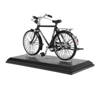 JOINPAYA Modèle Réduit de Vélo Réduit de Vélo Rétro en Alliage Noir Socle Décoratif Vintage 80’s Présent Original pour Bureau et Collectionneur Décoration Maison et Accessoires Minuteur