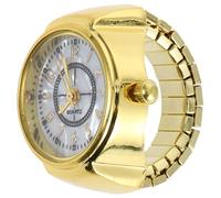 JOINPAYA Montre-Bague Numérique Dorée Mini Quartz Précis Grands Chiffres Taille Unique pour Femme et Homme Accessoire Mode Pratique pour Connaître L’Heure Facilement Bijou et Léger