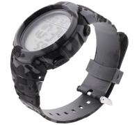 JOINPAYA Montre Numérique Multifonction Étanche à Grand Écran Camouflage Gris, Montre Électronique Sportive pour Étudiants et Seniors, Cadran Digital Large et Robuste
