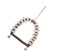 JOINPAYA Mordiller pour Perroquet en Os de Seiche, Accessoire Oiseaux | Bois et Cuttlebone, pour Perroquet et Oiseau Domestique, Résistance à Morsure, Usage Prolongé