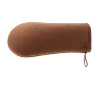 JOINPAYA Moufles Autobronzant, Applicateur Autobronzant Dos, Marron, Flanelle et Éponge, Application Uniforme de Lotion Corporelle, Réduit le Gaspillage, pour Autobronzage sans Soleil