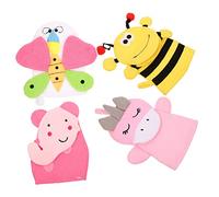 JOINPAYA Moufles De Bain En Cartoon Pour Garçon Et 4 Pièces Moufles Exfoliants Moussants Confortables Et Colorés Fournitures De Bain Amusantes Nettoyage Doux