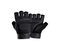 JOINPAYA Moufles Demi-Doigts de Fitness pour Homme Noir XL Mitaines de Cyclisme Résistantes Antidérapantes Paume Renforcée pour Escalade Musculation et Équitation