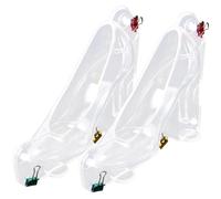 JOINPAYA Moule à Chocolat Résistant à L'usure en Plastique Réutilisable Forme Chaussure à Talon Haut 2pcs Bords Lisses pour Pâtisserie en Famille