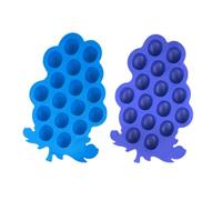JOINPAYA Moule à Glaçons Couleur Aléatoire Forme Raisin en Silicone Cuisine DIY, Bac à Glaçons Flexible et Résistant, pour Boissons et Desserts Maison