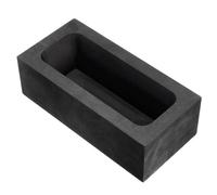 JOINPAYA Moule à lingots en graphite 100x50x25mm - creuset résistant chimique et thermique pour fusion métaux non ferreux - coulée précise pour laboratoire et fonderie artisanale