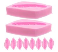 JOINPAYA Moules à Chocolat en Silicone 10 Pièces pour Pâtisserie Moules Mini Hamburger et Muffin Couleur Rose Antiadhésifs pour Décoration et Cuisson Maison Cuisine