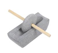 JOINPAYA Moulin à Épices Manuel en Pierre 12 Cm, Pilon Traditionnel Chinois pour Thé et Condiments, Broyeur à Café Compact pour Usage Domestique Cuisine, Moulin à Thé Polyvalent et Solide