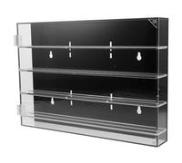JOINPAYA Multicouche Boîte de Rangement en Acrylique Murale pour Couteaux | Noir, Organisation Visuelle Claire, Installation Facile, Entretien Simple, Cuisine et Maison