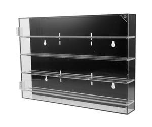 JOINPAYA Multicouche Boîte de Rangement en Acrylique Murale pour Couteaux | Noir, Organisation Visuelle Claire, Installation Facile, Entretien Simple, Cuisine et Maison