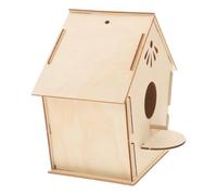 JOINPAYA Nichoir Naturel à Peindre DIY pour Garçon Fille Kit de Bricolage Oiseau à Décorer Créatif pour Développer Imagination Motricité
