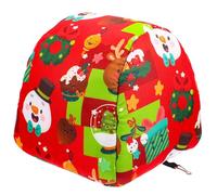 JOINPAYA Nid Chaud pour Hamster et Cochon D’Inde en Coton Épais 22X22 CM Rouge de Noël Cachette D’Hiver Confortable et Isolante Maison D’Hiver pour Petits Rongeurs et Écureuils Volants