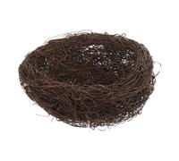 JOINPAYA Nid D’Oiseau en Rotin Tressé, Nid Décoratif Artisanal, Diamètre 20 Cm, Décoration De Jardin, Accessoire pour Cage à Oiseaux, Ornement Naturel pour Oiseaux Et Artisanat