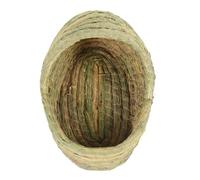 JOINPAYA Nid Tressé Paille pour Petits Animaux Poulailler Naturel et Écologique Nid de Pratique pour Poulets et Pigeons Accessoires de Ferme Simples à Installer