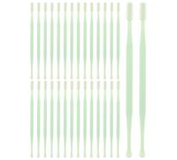 JOINPAYA -oreilles en Silicone Ergonomique Poignée Antidérapante, Spirale 360° pour Massage et Nettoyage Quotidien, 30 Pièces Couleur Vert Clair