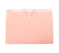 JOINPAYA Organisateur de Fichiers de Documents à Plusieurs Niveaux 12 Compartiments Dossier de Stockage Portable en Plastique Classeur Bureau Élève Rose Poudré Rangement Papier Pratique