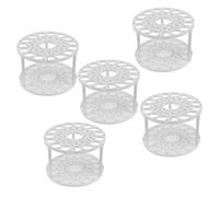 JOINPAYA Organisateur de Pinceaux Rond 45 Emplacements Lot de 5, Porte-pinceaux en Plastique Robuste pour Bureau et Atelier, Rangement Polyvalent pour Stylos, Marqueurs et Pinceaux