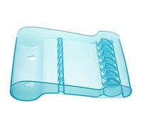 JOINPAYA Organisateur Mural Porte-ciseaux de Coiffeur en Plastique Bleu, Compact et Moderne, pour Bien Tenir et Ranger les Ciseaux à Cheveux en Salon Professionnel ou Domicile