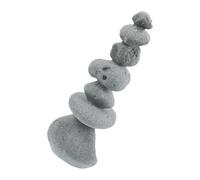 JOINPAYA Ornement de Pierre pour Micro-Paysage et Aquarium, Décoration de Rocaille Gris Clair Sept Pierres pour Aménagement Paysager de Bonsaï