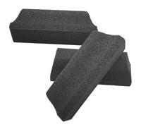 JOINPAYA Outil Nettoyage Barbe 3 Pièces Éponge Dure et Attrape-Cheveux, Brosse Contour Barbe, Accessoire Rasage pour Hommes en Évier