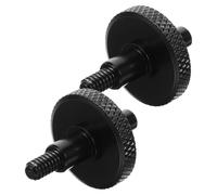 JOINPAYA Paire de Vis Métalliques Réglables pour Chevalet de Contrebasse, Pièces de Rechange Noires, Installation Facile pour Usage Musical