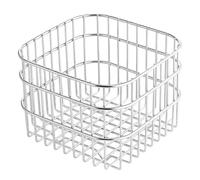 JOINPAYA Panier de Rangement en Acier Inoxydable 304, Grosse Capacité, Panier à Fruits et Légumes Multi-usage Cuisine et Comptoir, Corbeille en Fil Métallique Résistante et Ajourée