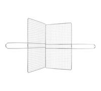 JOINPAYA Panier Grillades Acier Inoxydable Panier Grill Poisson et Légumes Robuste pour Camping Accessoires Gril Pratiques avec Poignée Ergonomique Anti-adhérent et Facile à Nettoyer