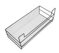 JOINPAYA Panier Mural Suspendu en Fil Métallique Noir, Petit Panier Suspendu Multi-Usage sans Clous Crochet Adhésif, Étagère de Rangement Cuisine, Salle de Bain et Bureau, Support à Épices