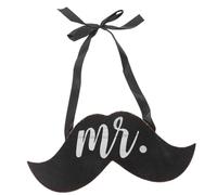 JOINPAYA Panneau de Porte de Mariage Décoration Créative Suspendue avec Ruban en Bois Foncé pour Porte D'entrée de Maison, pour Déco Mariage et Fête