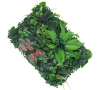 JOINPAYA Panneau Mural Végétal Artificiel en Feuilles de Patate Douce, Décorations Murales Végétales sans Entretien, Feuillage Synthétique Dense pour Jardin, Salon et Extérieur, Mur de