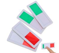 JOINPAYA Panneaux Coulissants pour Porte 4 Pièces 10X4 CM en Acrylique Blanc Indicateurs D’État Bureau Occupé/Vacant Panneau de Porte «Ne Pas Déranger» Signalisation pour Bureaux