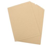 JOINPAYA Papier à Lettres Kraft Vintage B5 Ligné, 50 Feuilles, Papier à Lettres Décoratif pour Papeterie, Résistant à L'encre, pour Correspondance, Bureau et Saint-Valentin